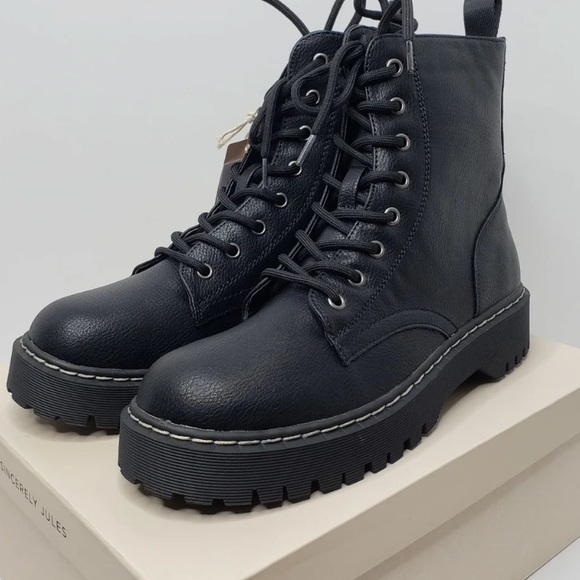 Sincerely Jules Combat boots - Picture 1 of 3